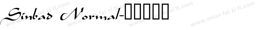 Sinbad Normal字体转换